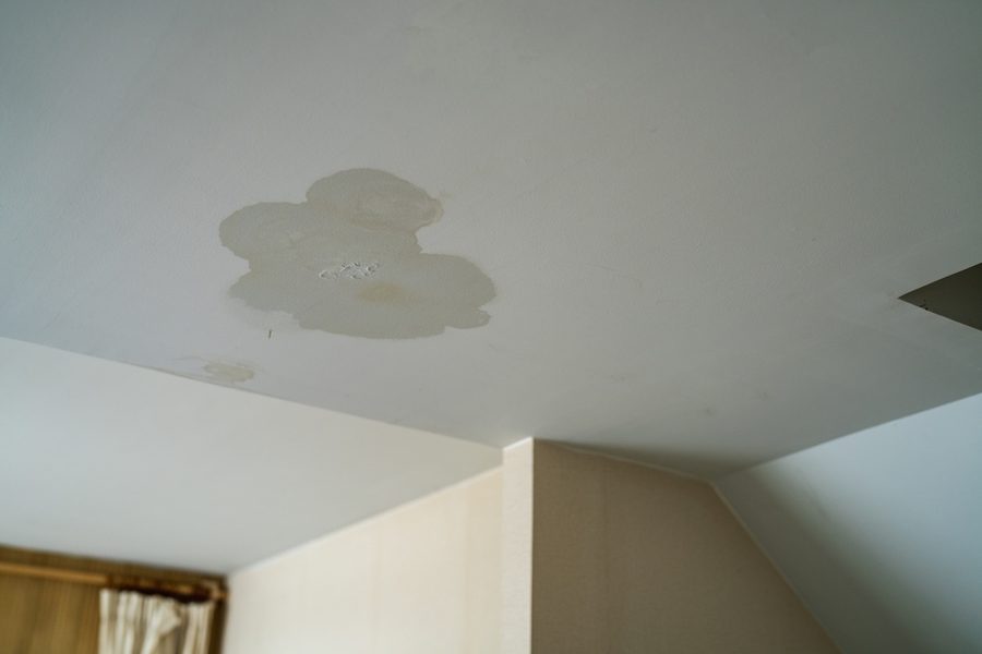 Ceiling water damage